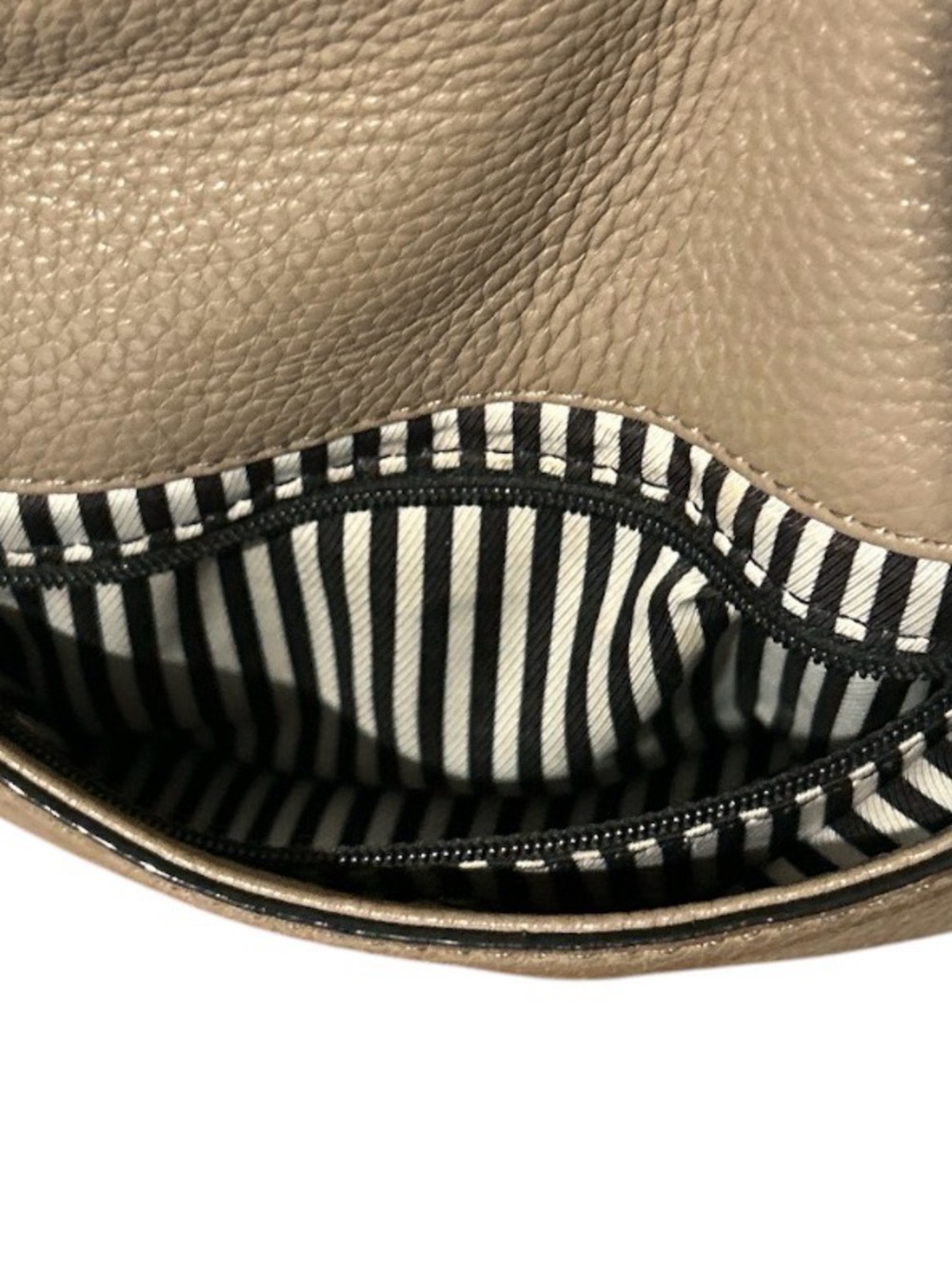 kate spade taupe leather crossbody bag - Picture 4 of 7